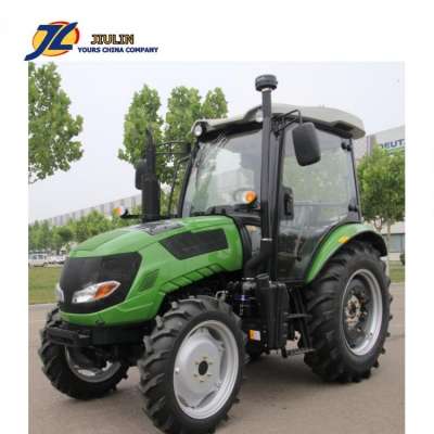 Hot Sale FL404 40hp 4WD Agricultural Tractor with cab, front end loader  made in china by jiulin