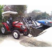 china cheap farm tractor 404 with front end loader