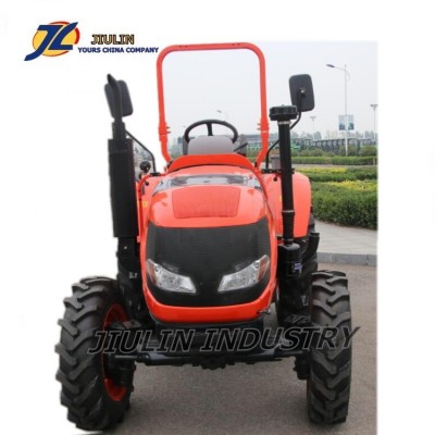 HIGH GRADE 40hp farm wheel drive tractor  PTO rotary tiller  price , option high grade 40hp tractor made in china by jiulin