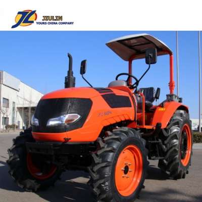 Hot sale Top quality 50hp FL504  4WD farm wheel  Tractor with canopy ,  front end loader   made in china by jiulin