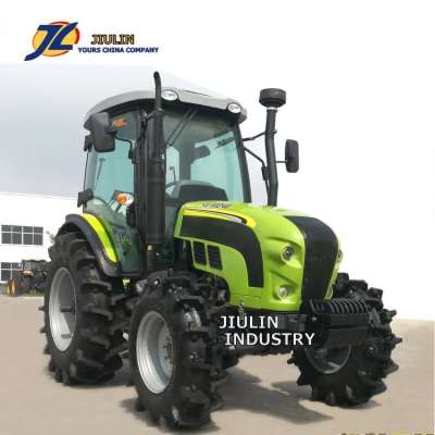 Hot sale  100HP  2WD,4WD  farm wheel  tractors with AC CAB , front end  loader price for sale by Jiulin  made in china