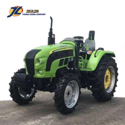 Hot sale  70HP,80HP.90HP.100HP. 2WD,4WD  farm wheel  tractors with front end   loader for sale by Jiulin  made in china