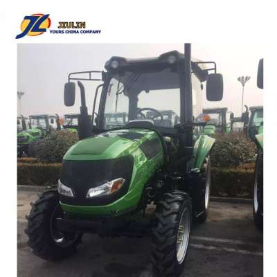 Hot sale Top quality 50hp  4WD farm  wheel Tractor with A/C CAB,  front end loader  made in china by jiulin