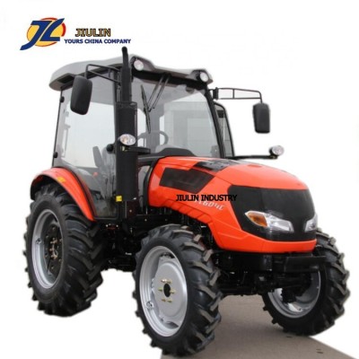 Hot sale Top quality   60hp 4WD four  wheel Tractor with AC cabin,  front end loader  made in china by jiulin